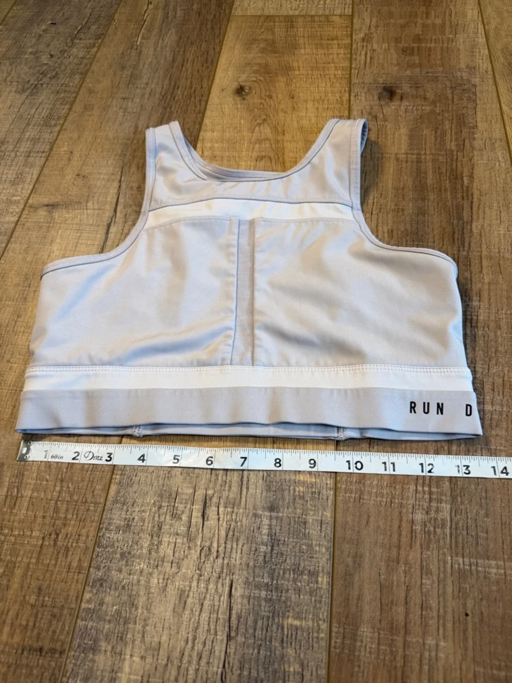 Nike Dri Fit Run Division (DVN) Light Purple Sports Bra Breathable Features Med